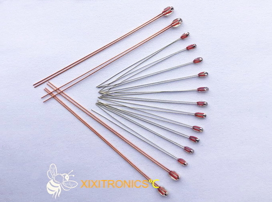 Radialne termistory chipowe z powłoką szklaną Seria MF57 z rozmiarem głowicy 1,6 mm i 2,3 mm