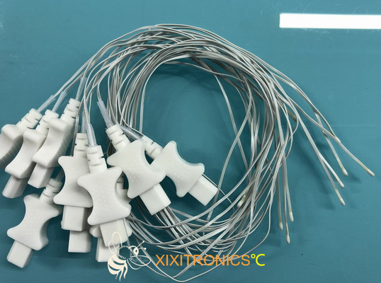 2.252K Jednorazowy medyczny czujnik temperatury ogólnego przeznaczenia z przewodem PVC klasy medycznej 30 AWG z serii 400